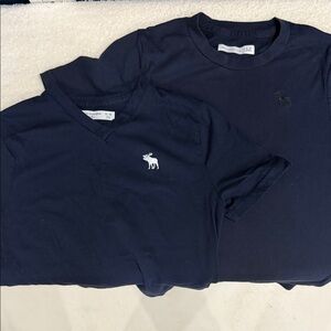 Abercrombie Kids Navy Short Sleeve Tees